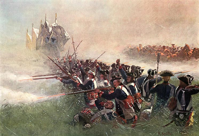 Bataille de Kolin - Infanterie prussienne